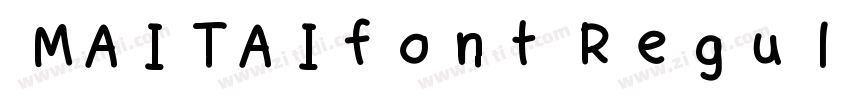 MAITAIfont Regular字体转换